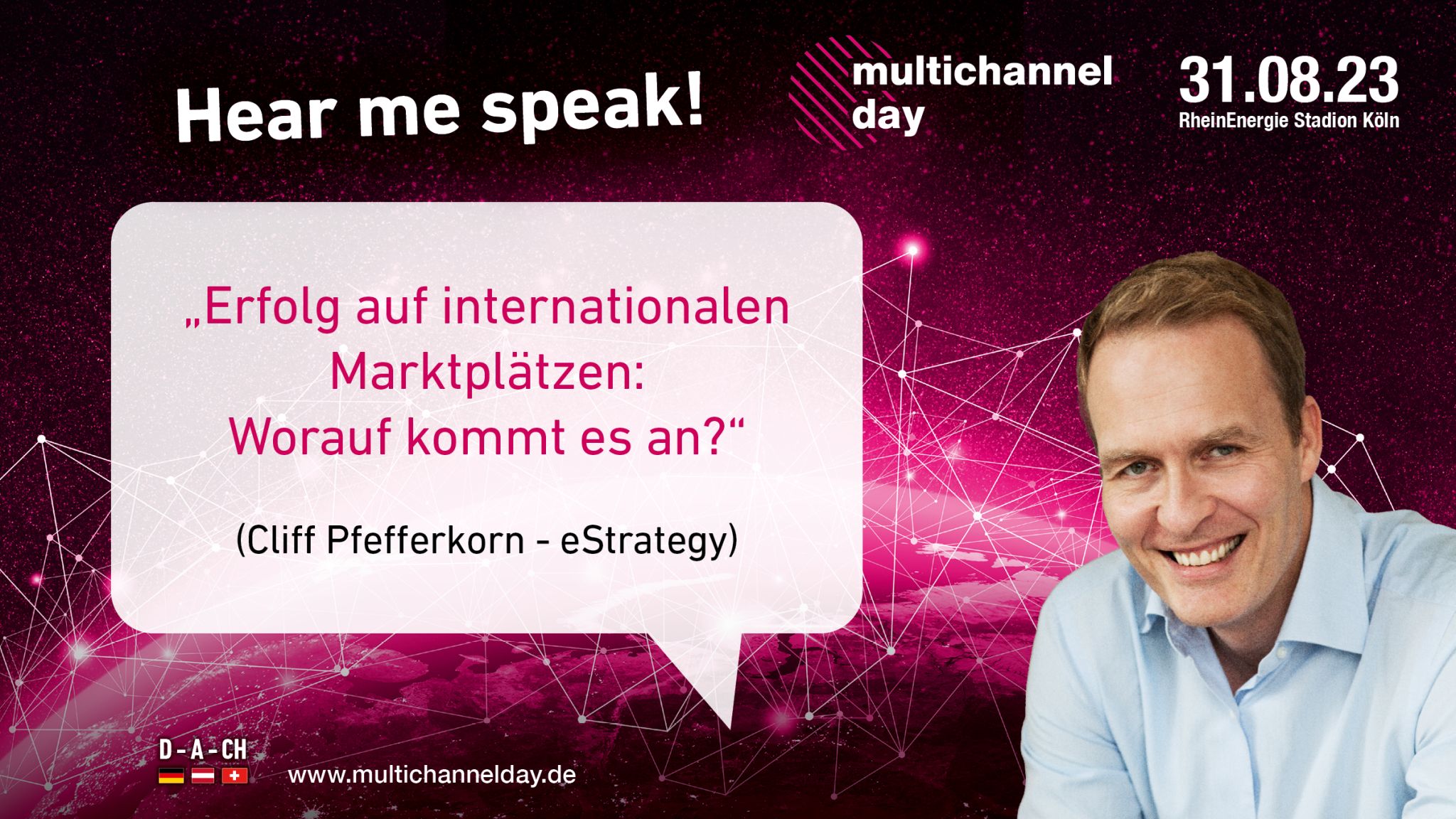 Cliff Pfefferkorn: "Here me speak" - Erfolg auf internationalen Marktplätzen: Worauf kommt es an?