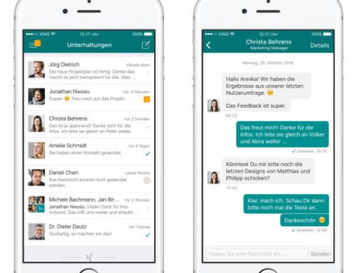 Chatbot-getriebene Geschäftsmodelle für den XING-Messenger